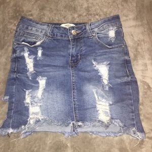 Denim Jean forever 21 skirt